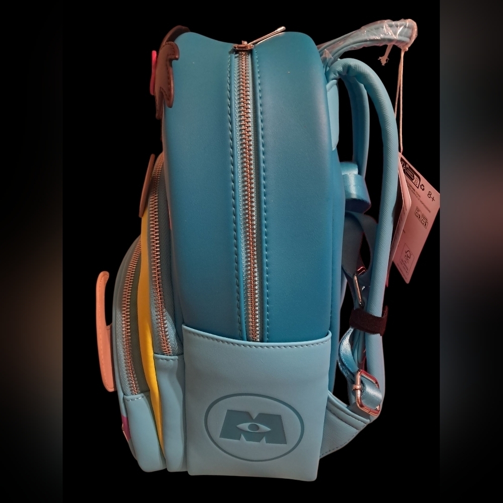 NWT Retrofacts Loungefly Disney Monsters Inc Mini Backpack And Ears - Picture 3 of 6